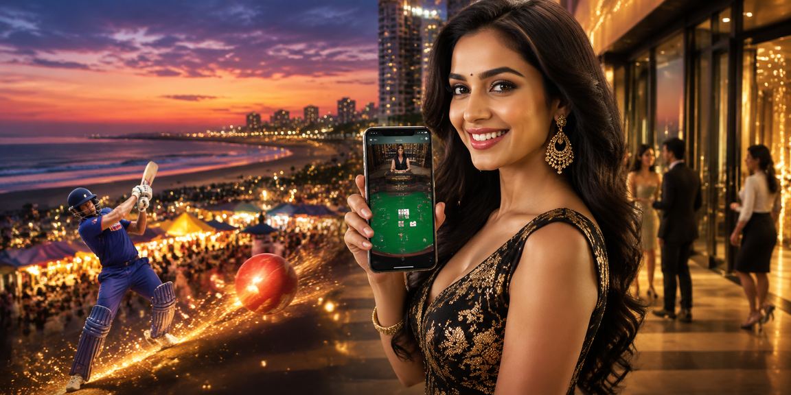 Night cricket betting scene in Chennai with lively crowds